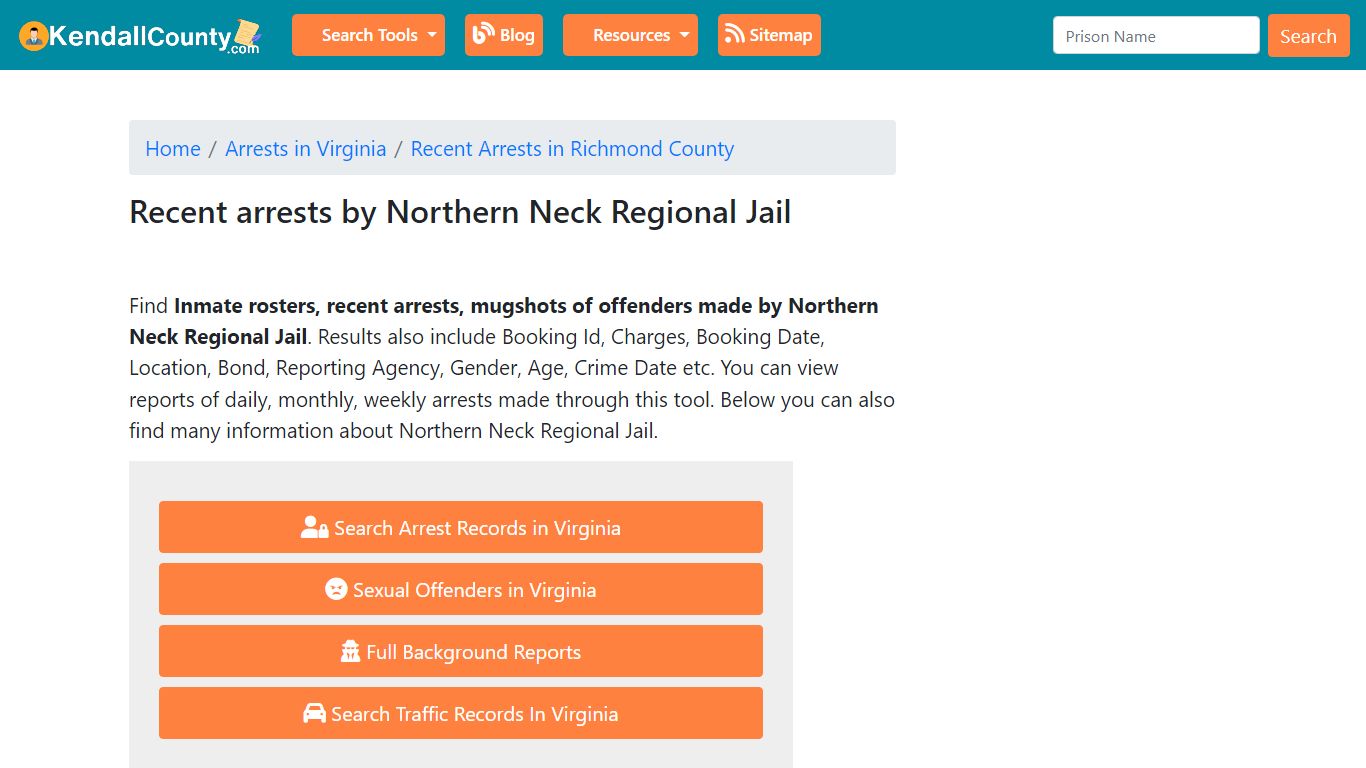 Recent arrests by Northern Neck Regional Jail | Mugshots, Rosters ...